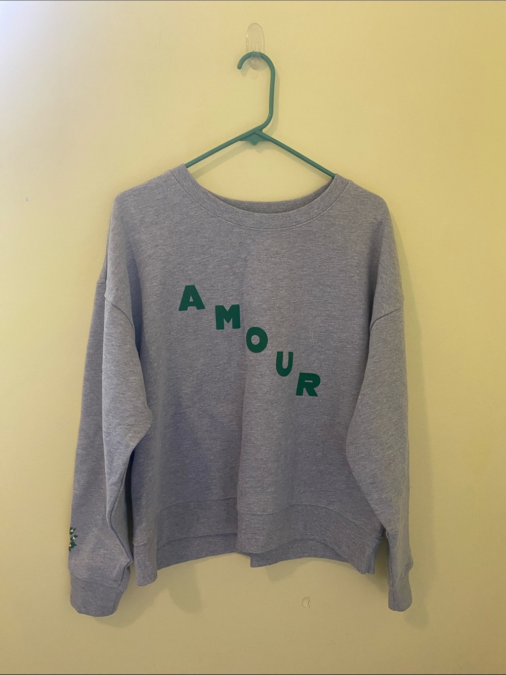 Anthropologie Heather Gray Sweatshirt Hoodie - Gray